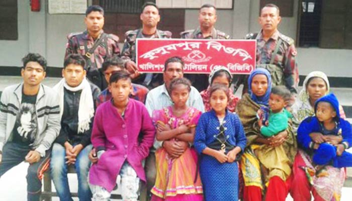 সীমান্ত দিয়ে অনুপ্রবেশ: মহেশপুরে আটক আরো ১৫