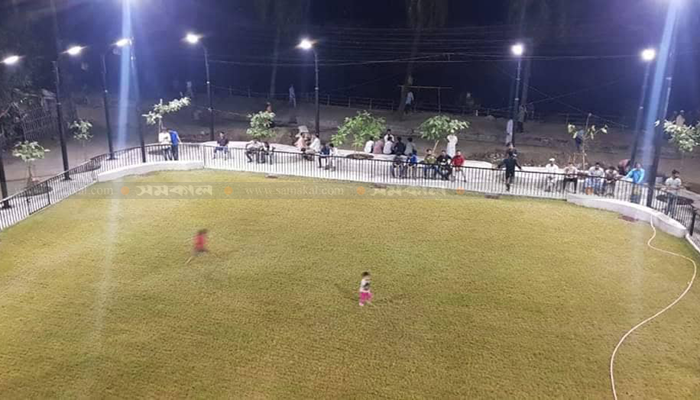 নতুন সাজে ধলপুর স্টাফ কোয়ার্টার পার্ক
