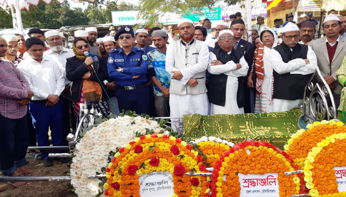 কুলাউড়ায় চিরনিদ্রায় শায়িত ভাষা সংগ্রামী রওশন আরা বাচ্চু