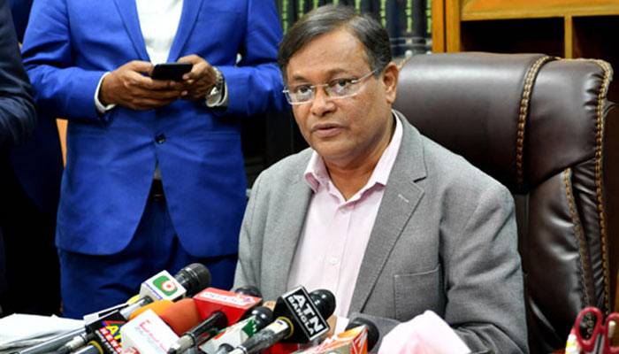 বিদেশিদের কাছে নালিশ নির্বাচনী আচরণবিধি লঙ্ঘন: হাছান মাহমুদ
