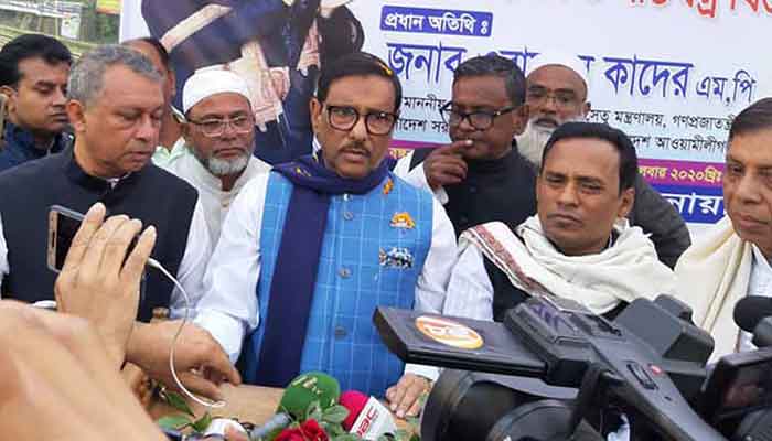 ইভিএম না রাখলেও আওয়ামী লীগ নির্বাচনে থাকবে: ওবায়দুল কাদের