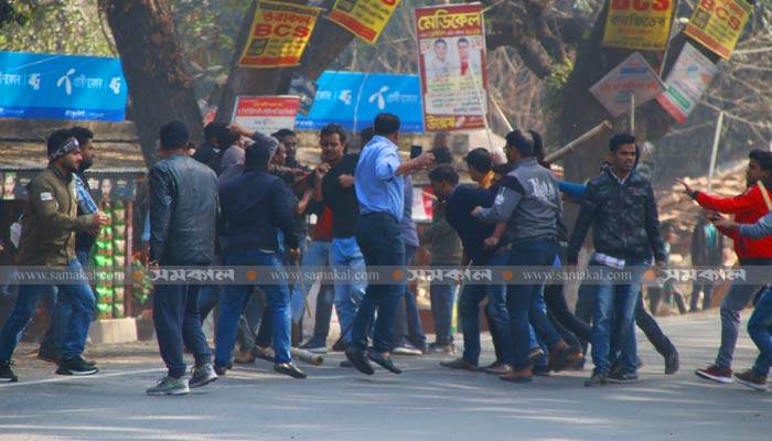 ইবিতে ছাত্রলীগের দু’গ্রুপে সংঘর্ষ, আহত ২৫