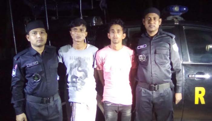 টেকনাফে দেড় লাখ ইয়াবাসহ দুই রোহিঙ্গা আটক
