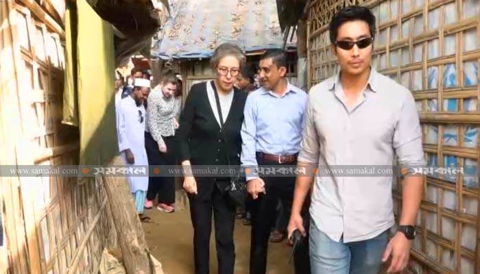 রোহিঙ্গা ক্যাম্প পরিদর্শন করলেন জাতিসংঘের বিশেষ দূত