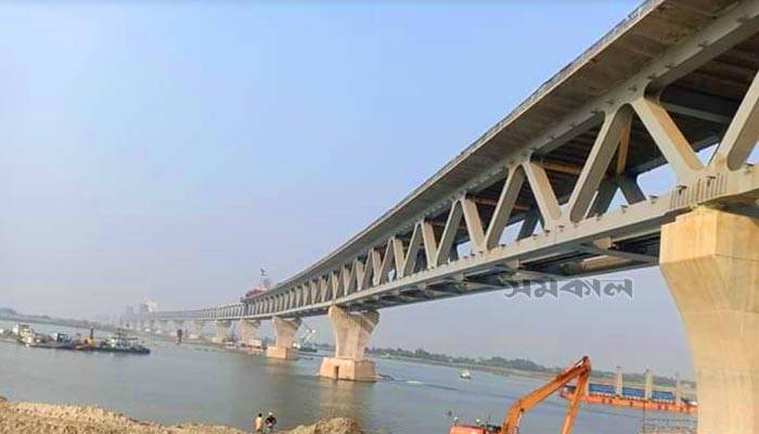 দৃশ্যমান পদ্মা সেতুর পৌনে ৪ কিলোমিটার