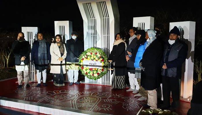 দক্ষিণ কোরিয়ায় ভাষা শহীদদের প্রতি শ্রদ্ধা নিবেদন