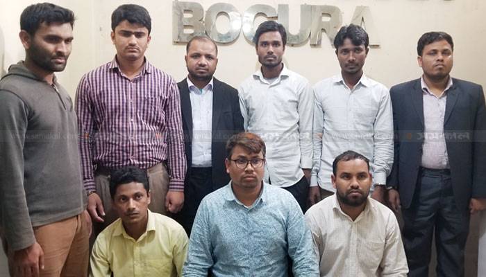 বগুড়ায় রেটিনা কোচিং থেকে শিবিরের ৯ নেতাকর্মী গ্রেপ্তার