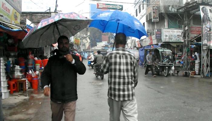 দিনাজপুরে সারাদিন বৃষ্টি