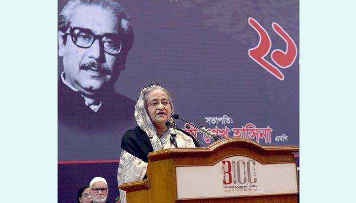 লাখো শহীদের আত্মত্যাগ বৃথা যেতে দেবো না: প্রধানমন্ত্রী