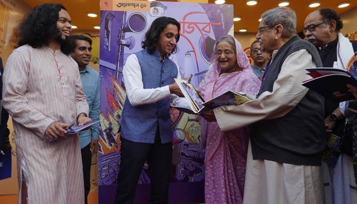 গ্রাফিক নভেল 'মুজিব' সপ্তমখণ্ডের মোড়ক উন্মোচন