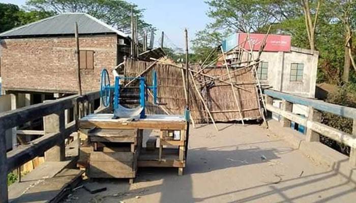 মাদারীপুরের সঙ্গে বরিশালের যাতায়াতে বাধা