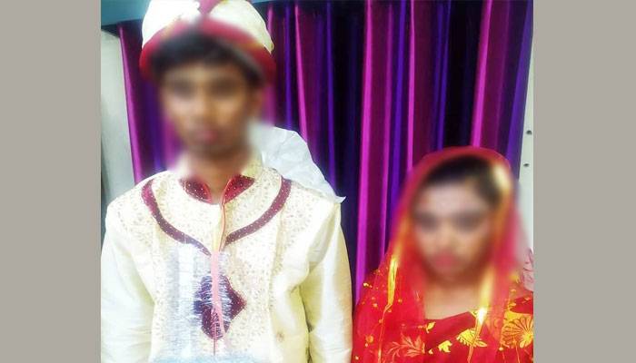 বিয়ের আসর থেকে পালালেন অভিভাবকরা, ধরা খেলেন বর-কনে
