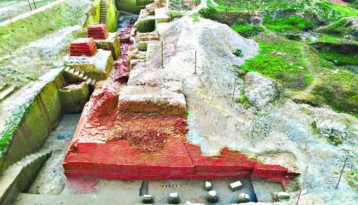 নাটেশ্বরে এবার পিরামিড আকৃতির নান্দনিক স্তূপ