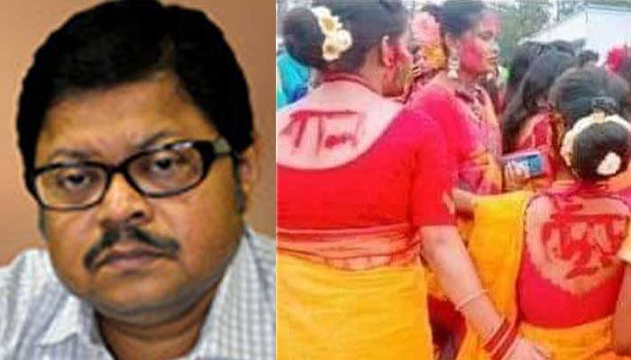 রবীন্দ্রভারতীতে বুকে-পিঠে অশ্লীল লেখা, ভিসির পদত্যাগ