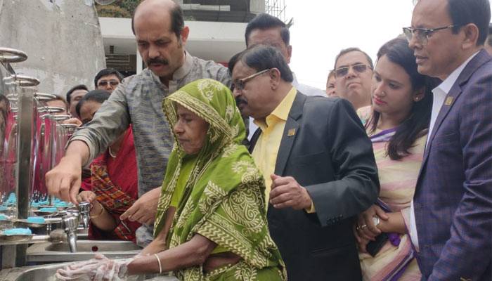 করোনা প্রতিরোধে ডিএনসিসির ২৫ স্থানে হাত ধোয়া কর্মসূচি