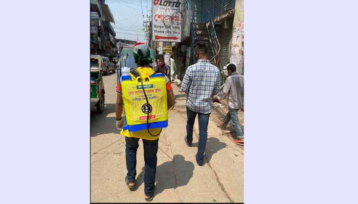করোনা প্রতিরোধে গাজীপুর জেলা ছাত্রলীগের উদ্যোগ