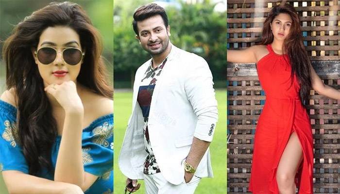 নবাব এলএলবি'তে শাকিবের নায়িকা মাহি ও স্পর্শিয়া