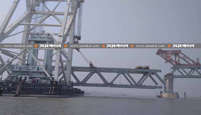 পদ্মা সেতুর ২৬তম স্প্যান বসছে মঙ্গলবার