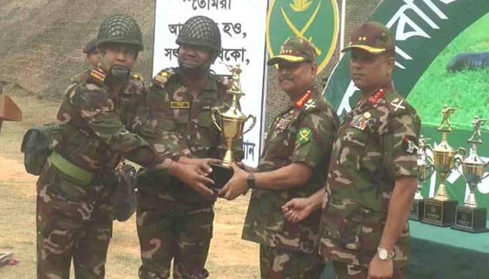 ফায়ারিংয়ে চ্যাম্পিয়ন সেনাবাহিনীর ১৯ পদাতিক ডিভিশন