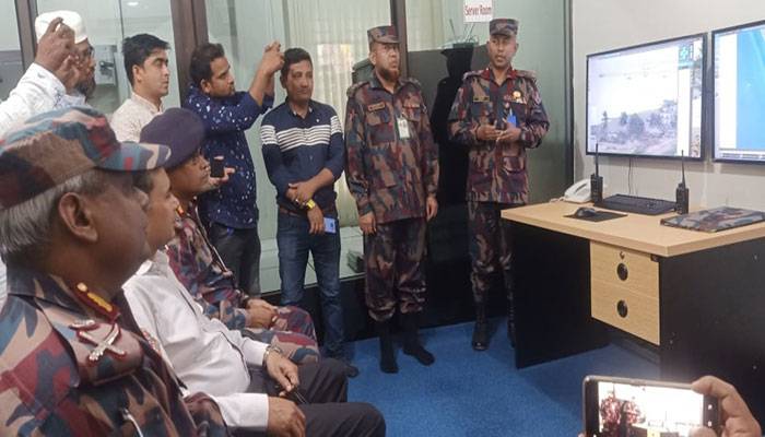 টেকনাফ সীমান্তে স্মার্ট ডিজিটাল সার্ভেইল্যান্স স্থাপন