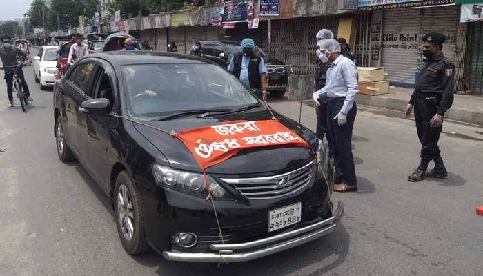 ‘জরুরি ঔষধ সরবরাহে’র নামে আত্মীয়ের বাসায় যাচ্ছিলেন তিনি!