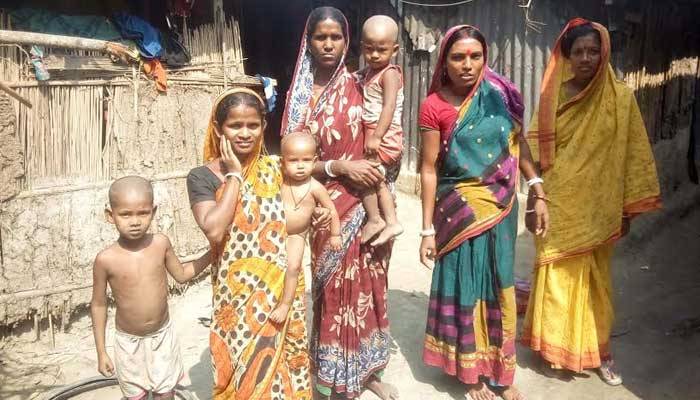 এক মুষ্টি চাল-ডালও পৌঁছায়নি শৈলকুপার আদিবাসী পল্লীতে