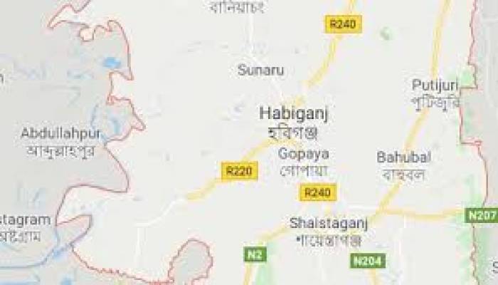 চুনারুঘাট স্বাস্থ্য কমপ্লেক্স লকডাউন