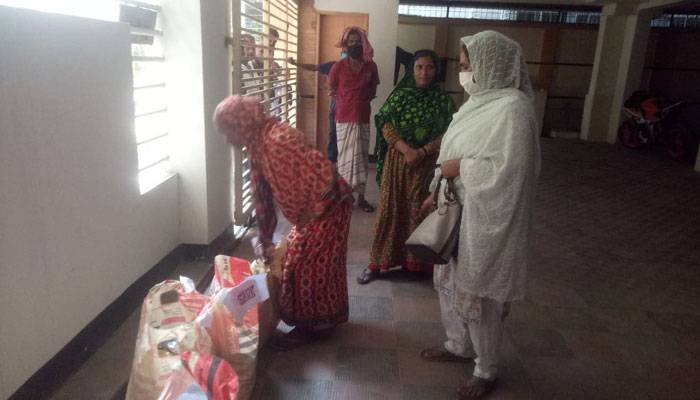 রাজধানীতে খাদ্য সহায়তাসহ করোনা রোধে নানা কার্যক্রম