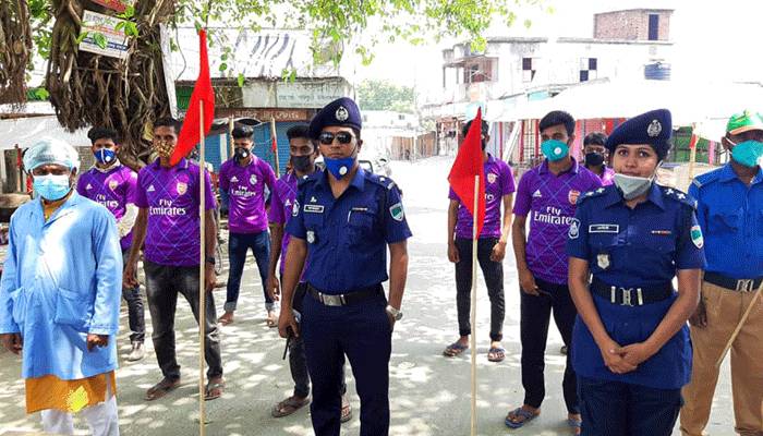 মাগুরার জগদল ইউনিয়ন লকডাউন