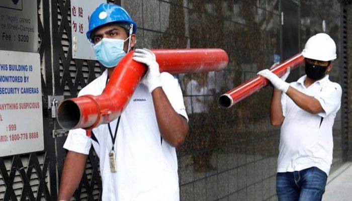 সিঙ্গাপুুরে কোয়ারেন্টাইনে ২০ হাজার শ্রমিক