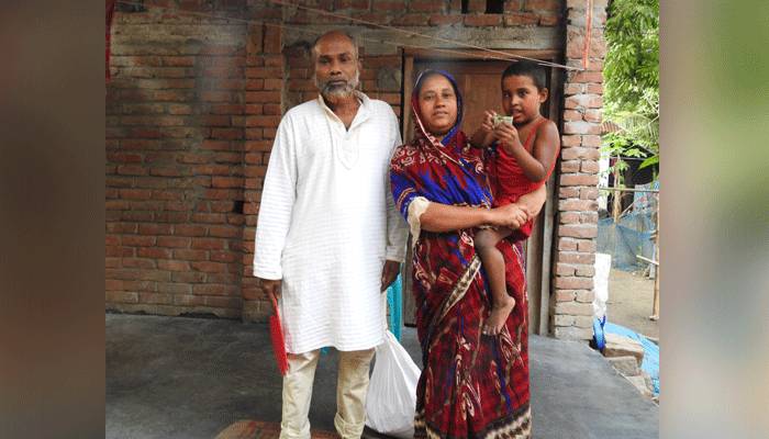 মাতৃগর্ভে গুলিবিদ্ধ সেই সুরাইয়ার পরিবারকে খাদ্য ও আর্থিক সহায়তা প্রদান