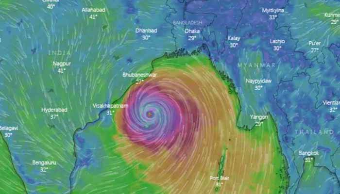 ঘূর্ণিঝড় আম্পানে ১০ ফুটের অধিক উচ্চতার জলোচ্ছ্বাসের শঙ্কা