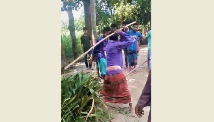 গাছে বেঁধে পেটানো হলো কিশোরকে