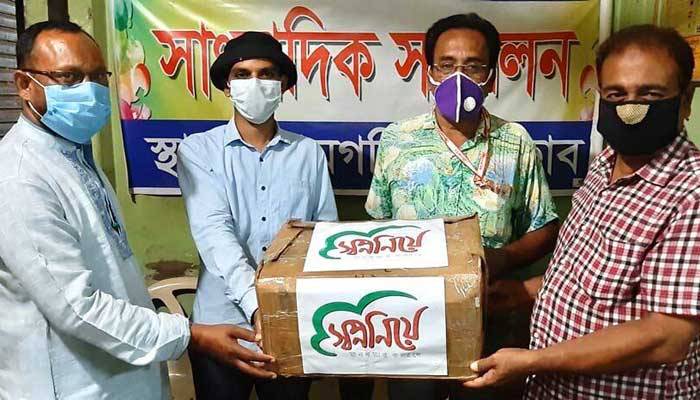 লক্ষ্মীপুরে ২৫ সাংবাদিককে পিপিই দিল ‘স্বপ্ন নিয়ে’