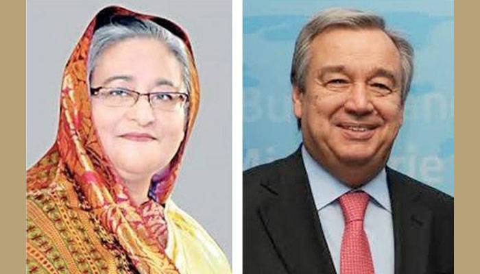 প্রধানমন্ত্রীকে জাতিসংঘ মহাসচিবের ফোন
