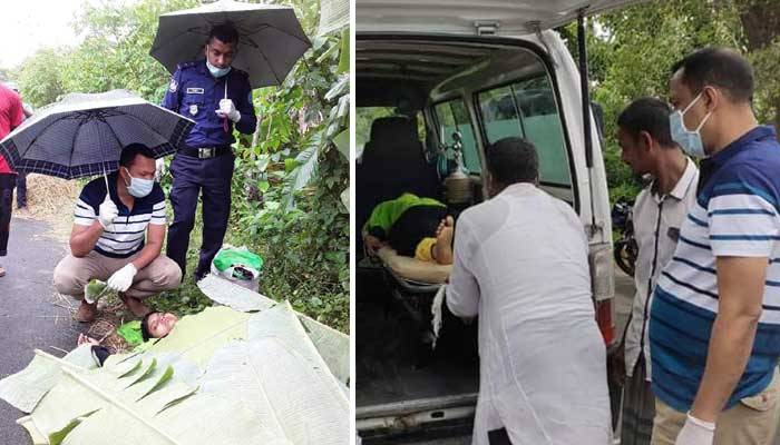 কেউ গেল না কাছে, রাস্তার পড়ে থাকা নারীকে উদ্ধার করলেন ওসি