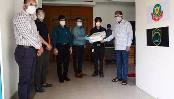 পুলিশ হাসপাতালকে ৫টি ভেন্টিলেটর উপহার দিল নাভানা গ্রুপ