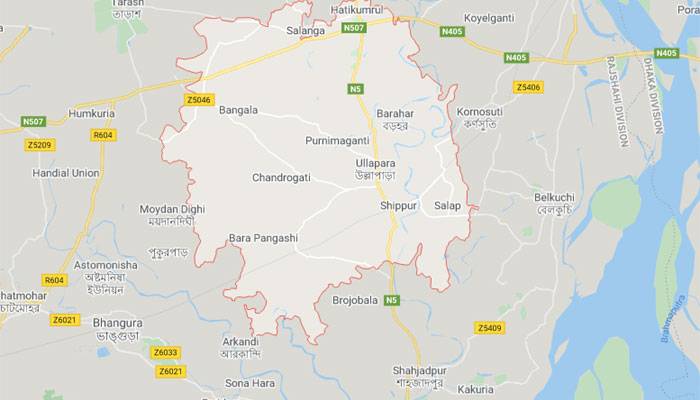 উল্লাপাড়ায় পিকআপ উল্টে নিহত ১