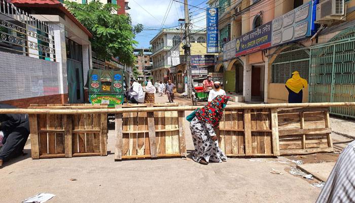 ব্রাহ্মণবাড়িয়া পৌরসভার চার এলাকা লকডাউন
