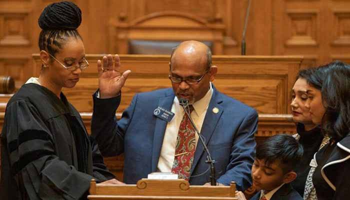 দ্বিতীয় মেয়াদে জর্জিয়া স্টেট সিনেটর হওয়ার পথে শেখ রহমান