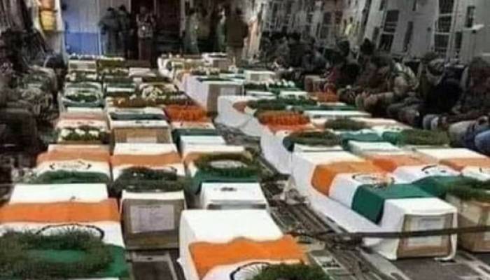 লাদাখ সীমান্তে নিহত ভারতীয় সেনাদের ভাইরাল ছবিটি ‘ভুয়া’