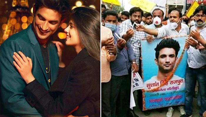 অনলাইনে নয়, সুশান্তের শেষ ছবি  হলে মুক্তির দাবি ভক্তদের
