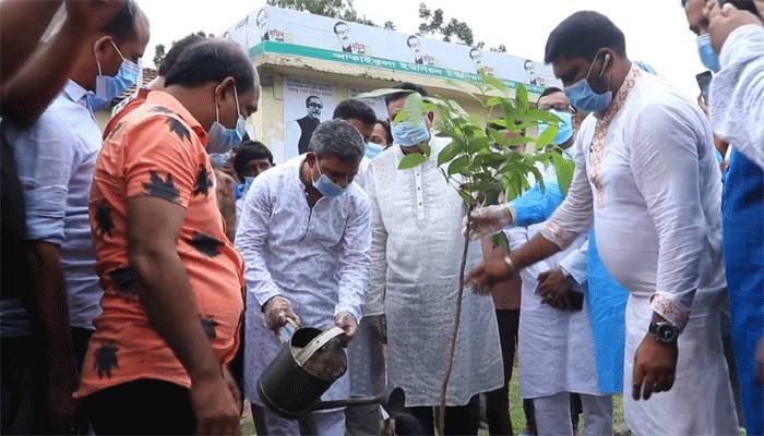 মুজিববর্ষ উপলক্ষে পাবনায় বৃক্ষরোপন কর্মসূচির উদ্বোধন মুজিববর্ষ উপলক্ষে পাবনায় বৃক্ষরোপন কর্মসূচির উদ্বোধন