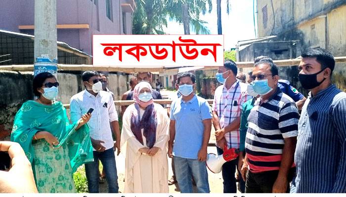 কালীগঞ্জে এলাকাভিত্তিক লকডাউন শুরু