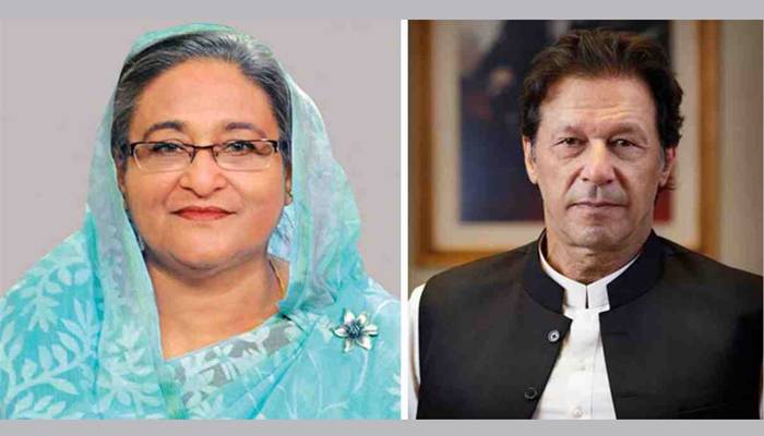 শেখ হাসিনাকে পাকিস্তানের প্রধানমন্ত্রী ইমরান খানের ফোন