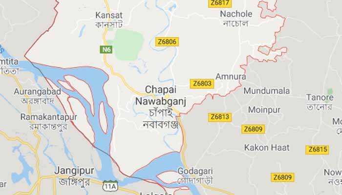 চাঁপাইনবাবগঞ্জে ট্রাকচাপায় মোটরসাইকেল আরোহীর মৃত্যু