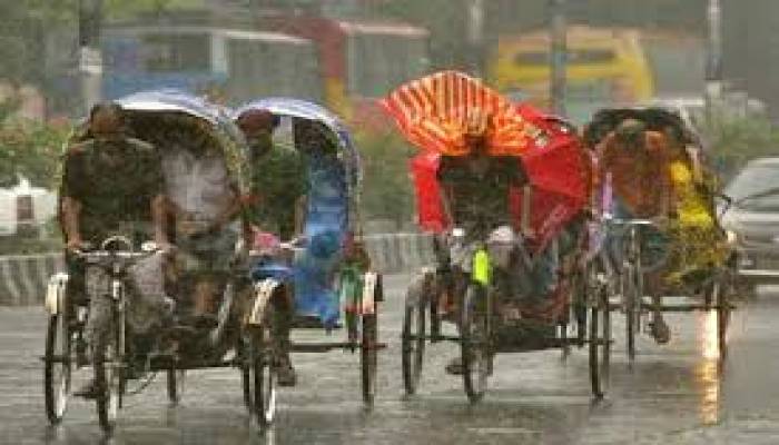 বজ্রসহ বৃষ্টির সম্ভাবনা