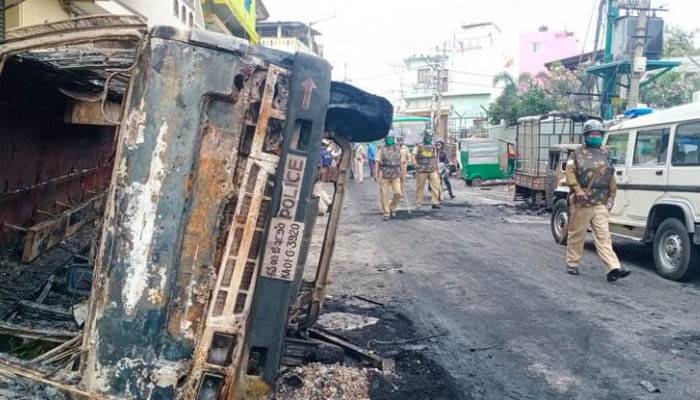 বেঙ্গালুরুতে ফেসবুক পোস্ট নিয়ে সহিংসতায় নিহত ৩