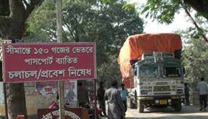 হিলি স্থলবন্দরে মঙ্গলবার পণ্য আমদানি-রপ্তানি বন্ধ