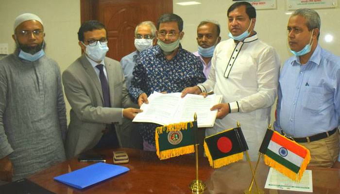 গাজীপুরে বিশুদ্ধ পানি সরবরাহ প্রকল্পের চুক্তি স্বাক্ষর
